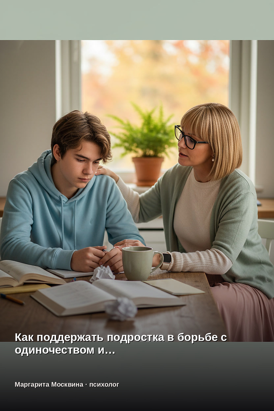 Как помочь подростку справиться с одиночеством