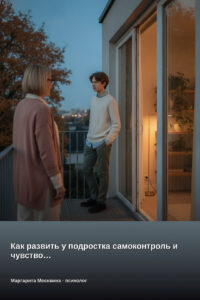 Как развить у подростка самоконтроль и чувство…