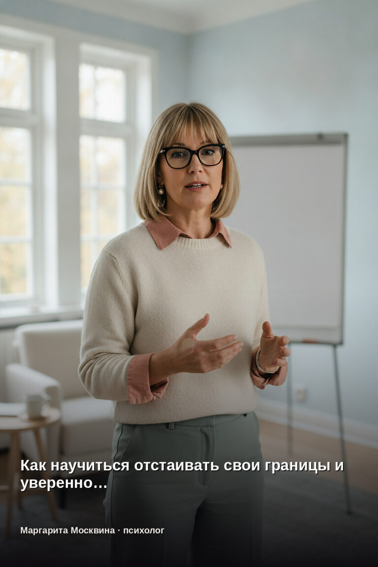 Как научиться отстаивать свои границы и уверенно…